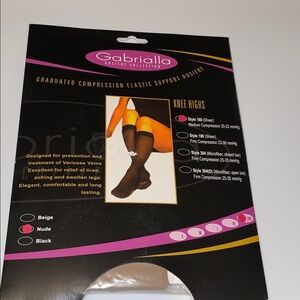 Women's Knee High Compression Socks - Black